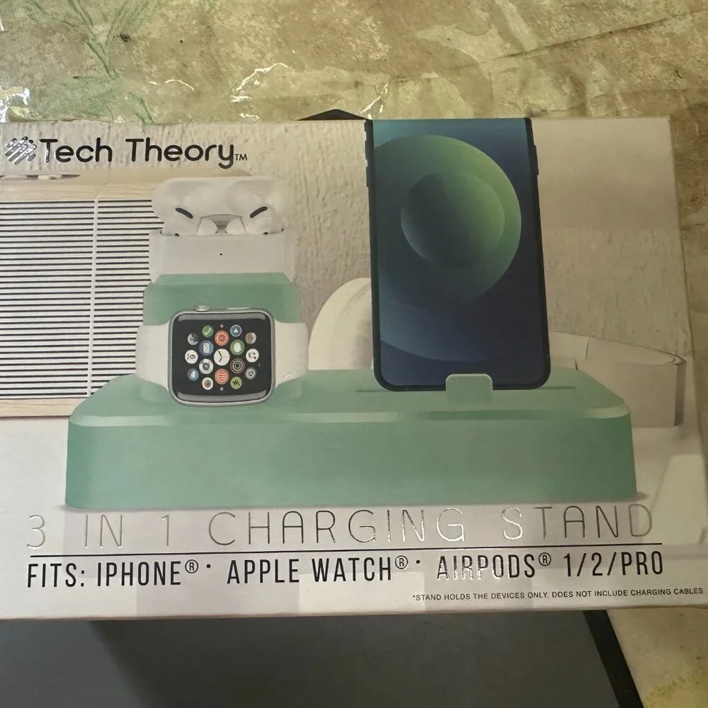 Tech Theory 3 In 1 Fits iPhone AirPods Apple Watch Green